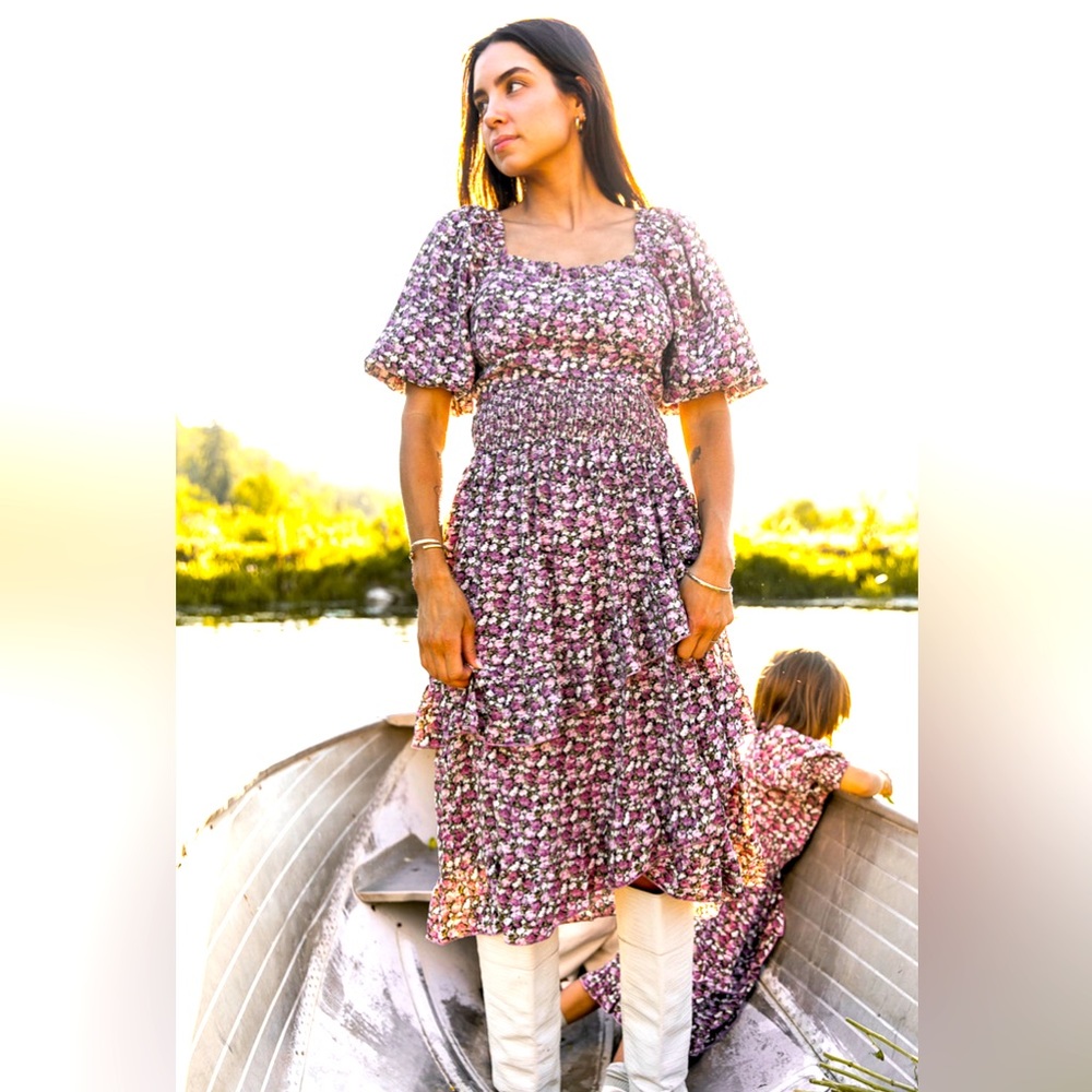 Ivy City Co Olivia Floral Dress - Slightly Imperfect New With Tags